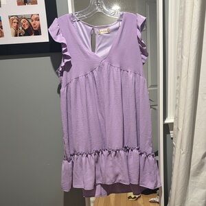 Small purple dress- babydoll NWT